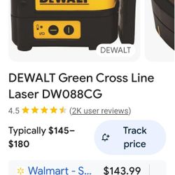 Dewalt Green Cross Line Laser