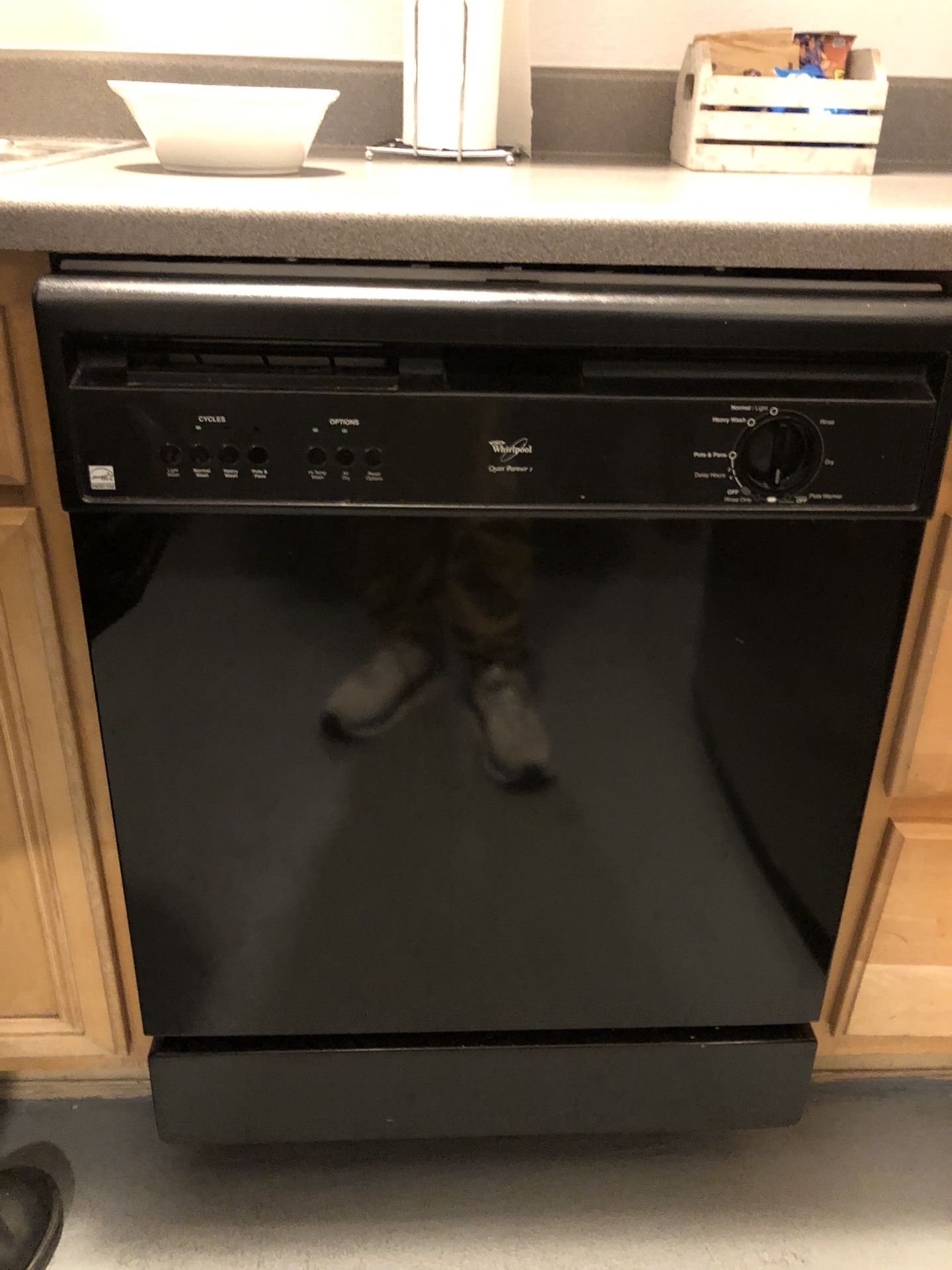 Free Black Whirlpool Dishwasher