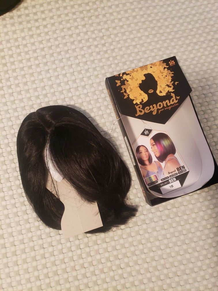 Long Bob Wig. Black
