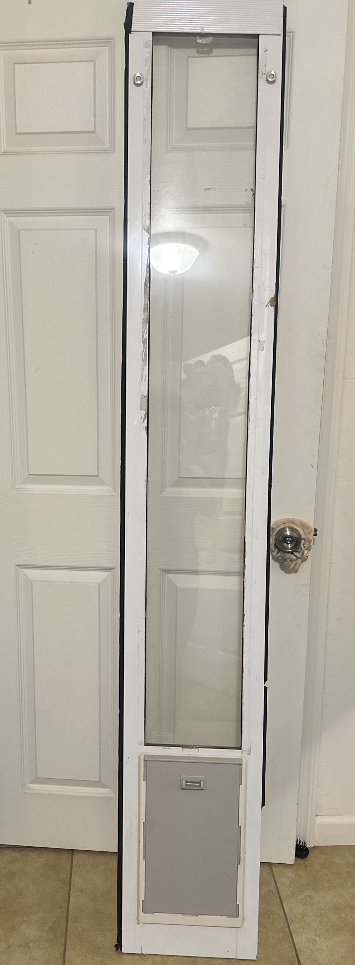 Sliding door doggy door Insert