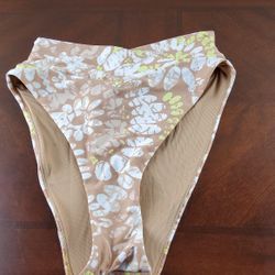 Aerie Crossover High Cut Bikini Bottom Size Small 
