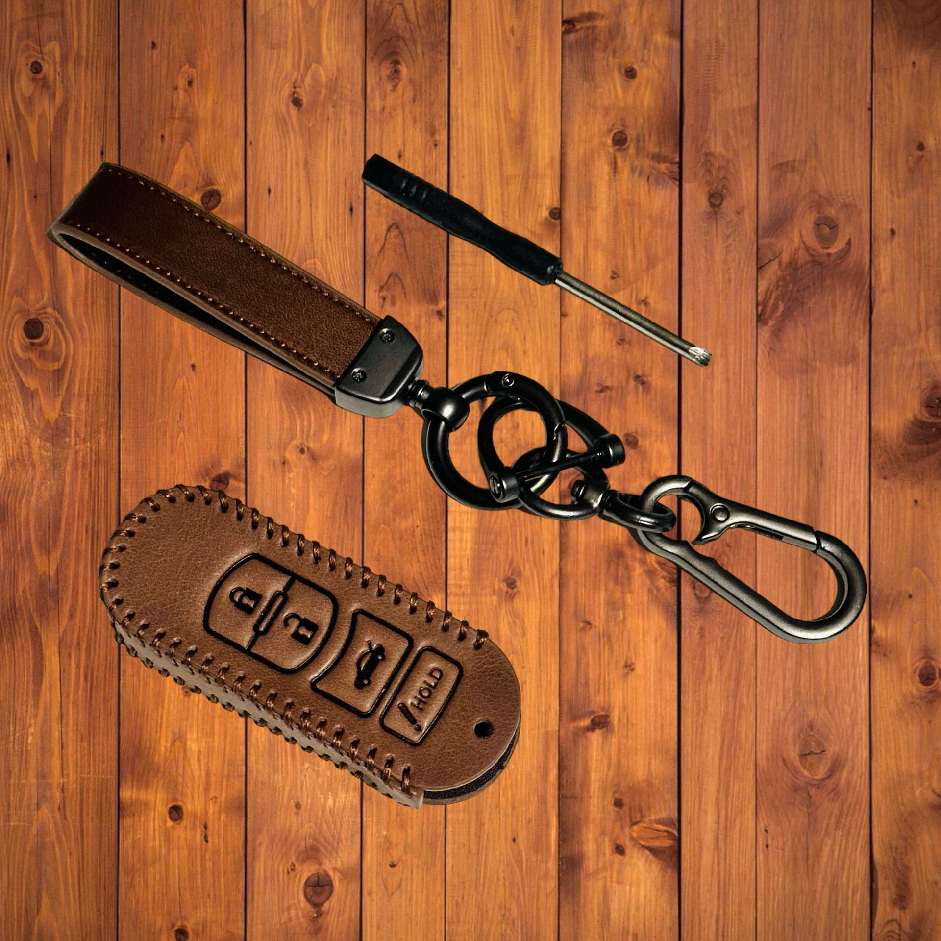 Mazda Leather Key fob Cover (4 buttons)