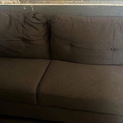 Small grey couch