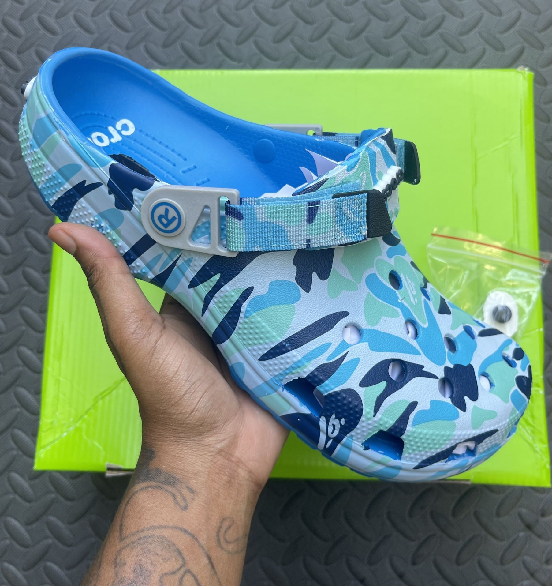 Bape X Croc ‘blue’