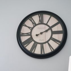 Westminster Black Wall Clock
