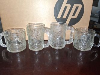 1995 vintage batman forever McDonald's glass cups