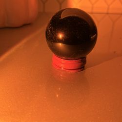 Obsidian Sphere w/holder