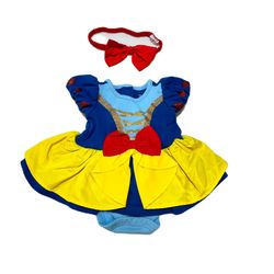 Disney Snow White Costume Bodysuit for Baby Infant Size 3-6 months NWOT