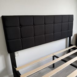 Bed frame and nighstand