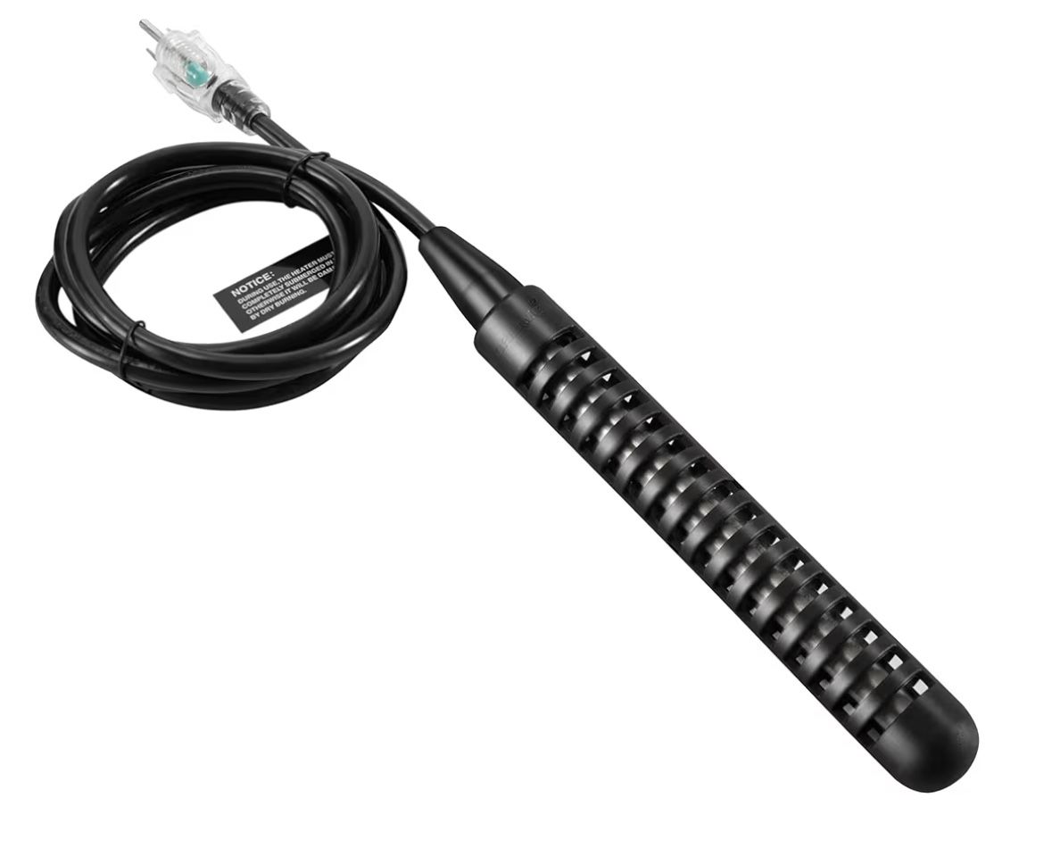 GRILLME 1500W Titanium Fully Submersible Portable Electric Immersion Water Heater,Bucket Water Heater,Seawater Heater for Fish Tank,Seawater Aquacultu