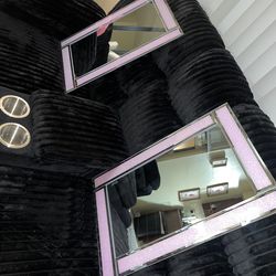 2 Pink Glam Mirror
