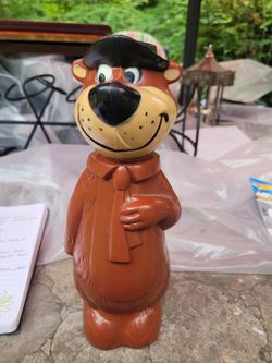 Yogi Bear Vintage Plastic Piggy Bank