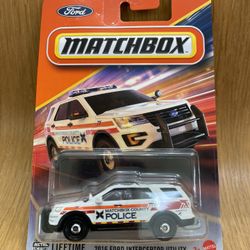 Match Box 2016 Ford Interceptor Utility 🚨