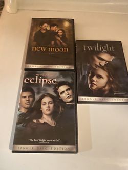 3 Twilight DVD’s 