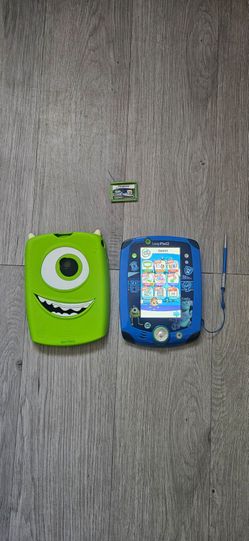 Leap frog pad 2 monsters inc university tablet with case a 1 game