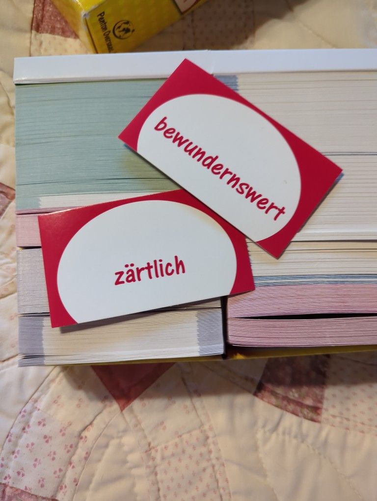 German Flash Card Set