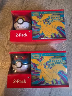 Pokémon TCG Mega Evolution Ascended Heroes Elite Trainer Box Pack of 2