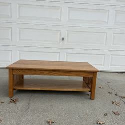 Mission Style Coffee Table