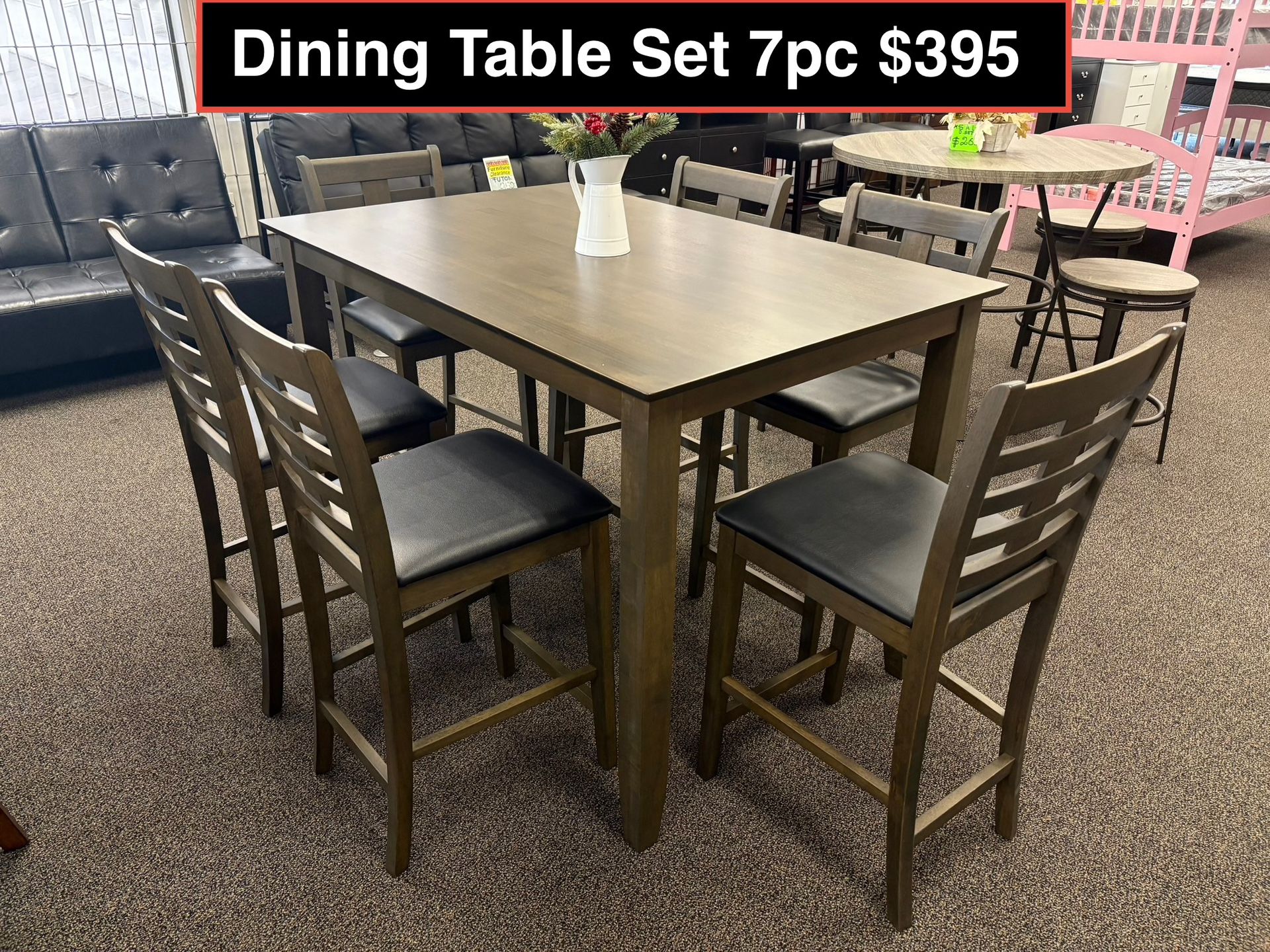 STORE CLOSING !!!! New Dining Table Set 7pc 