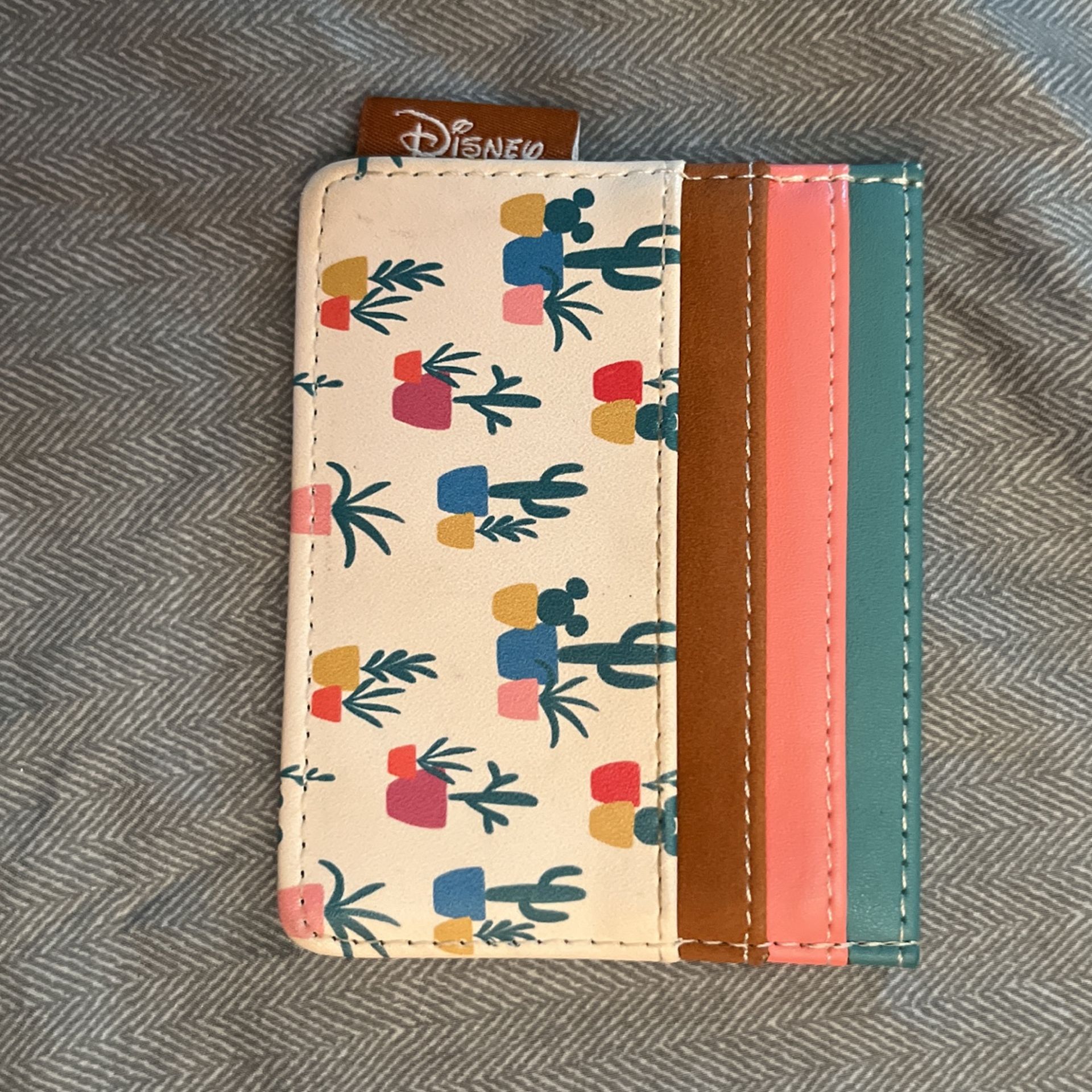 Cactus Mickey Mouse Small Wallet