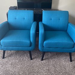 Teal Accent Chairs