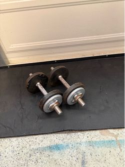 Adjustable dumbbells