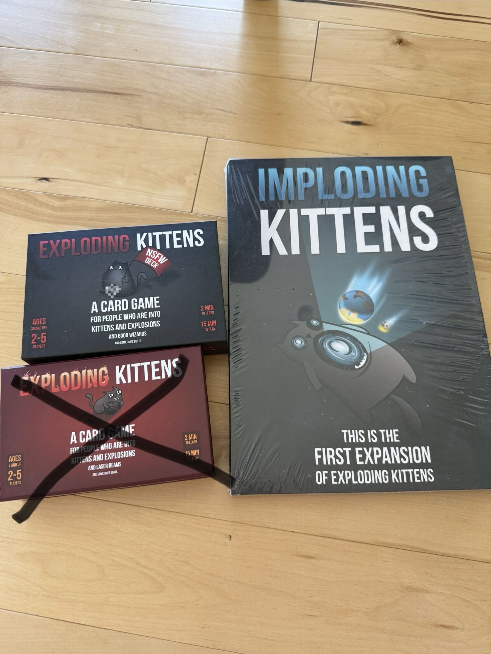 Exploding Kittens NSFW & Imploding Kittens NEW Bundle