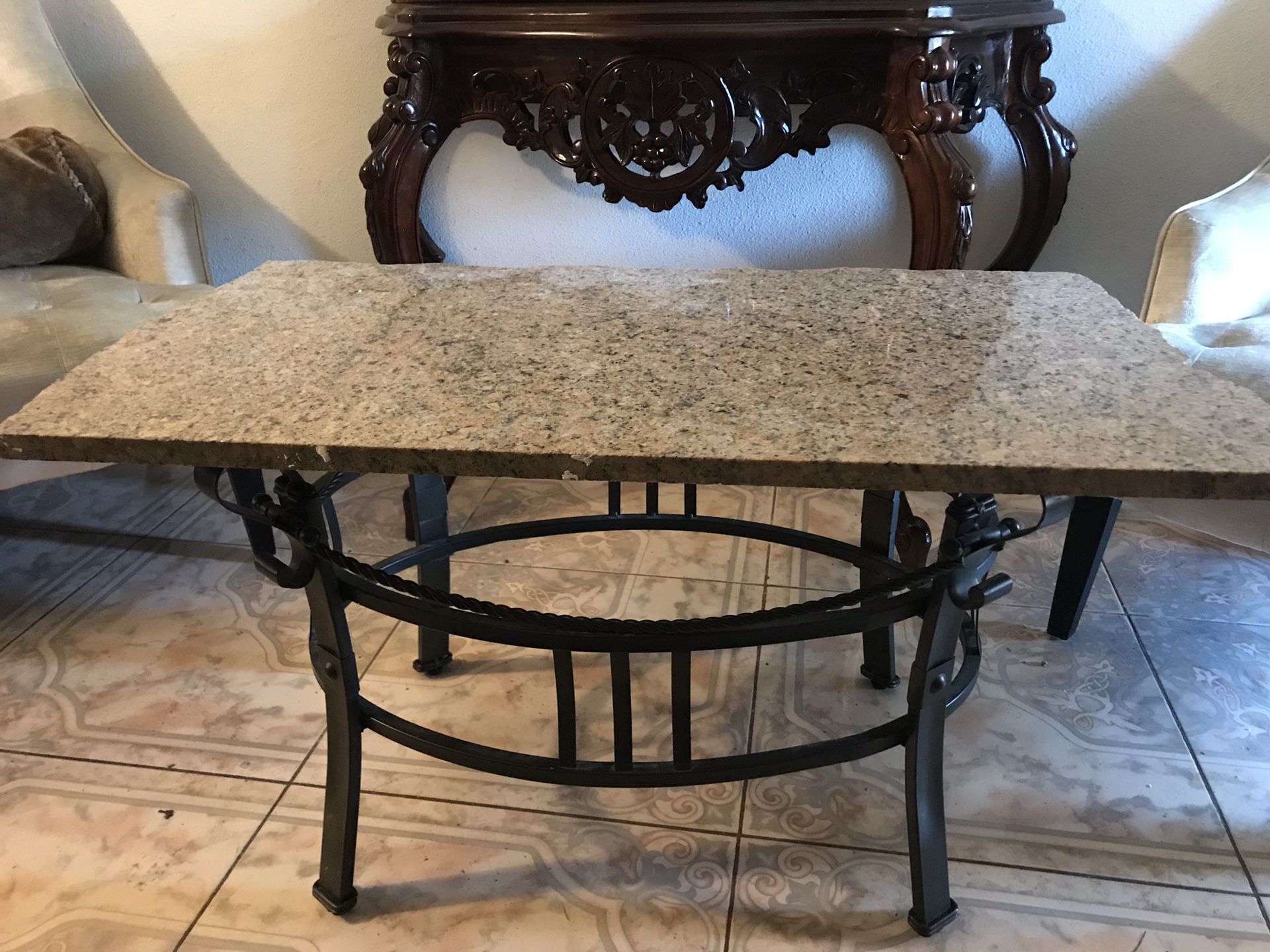Table very heavy.