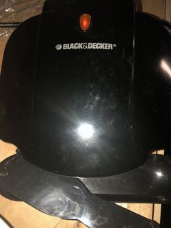 Personal Black&decker Grill. Will block you if not serious