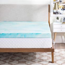 3 Inch Twin XL Cooling Gel Infused Memory Foam Mattress Topper