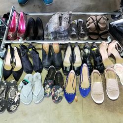 Women's Shoes (Flats, Heels, Sandals, etc.) - (7 pictures posted)