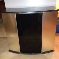 Stainless Steel Bow Front Aquarium Stand