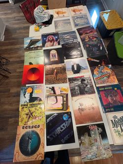 Lot of 25 Albums vintage classic rock rare albums  Chicago Supertramp Montrose Molly Hatchet Bruce Springsteen Robin Trower George Thorogood Jefferson