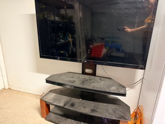 LG TV and Stand