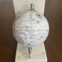 Mini Marble Globe With Marble Base