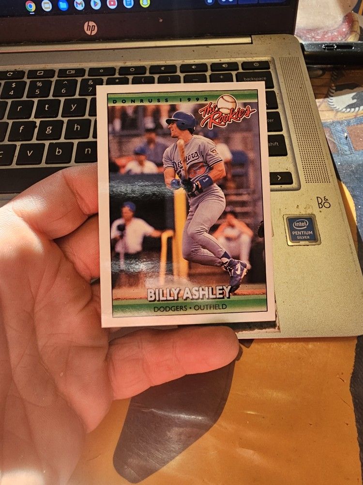 Billy Ashley Baseball Card