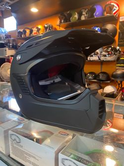 Matte Black Motocross off road  dirtbike Full-Face Helmet