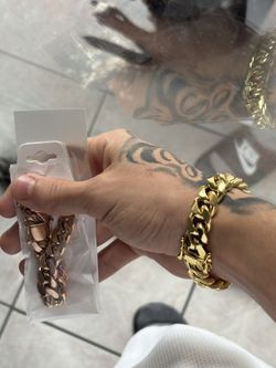 Cuban Link Bracelet Gold Plated