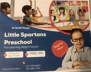 Preschool at Slam Tampa with Free VPK