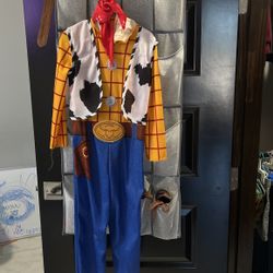  Toddler Woody Costume With Cowboy Hat 