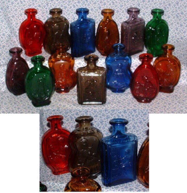 Set of 13 DAR Daughters of the American Revolution Collectible Bottles by Franklin Mint
