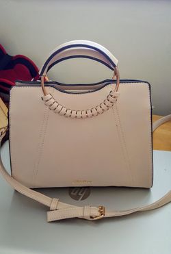 Leather cross body purse