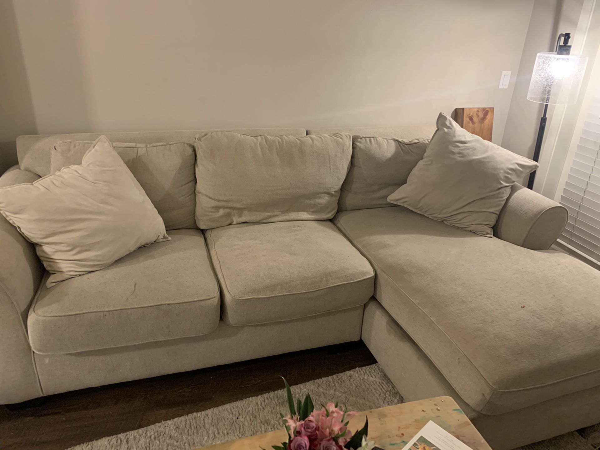 L shaped sectional