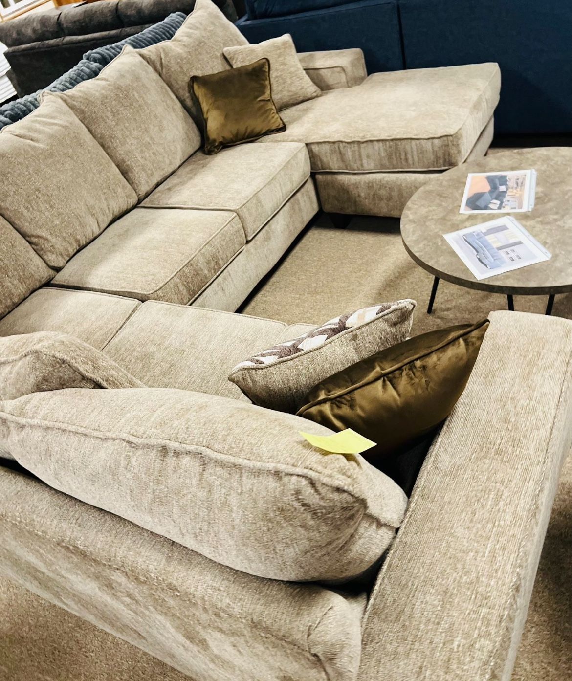 Reversible Chaise Sectional!