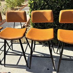 Set Of 4, Counter Height Stools