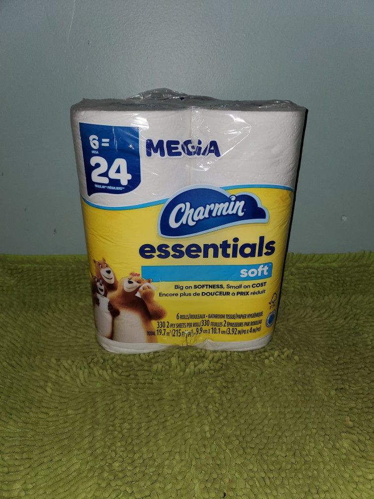 6 Rolls Toilet Paper Soft