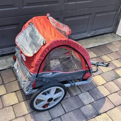 Instep Sync Kids Bike Trailer, With Canopy and Quick-Release Wheels  