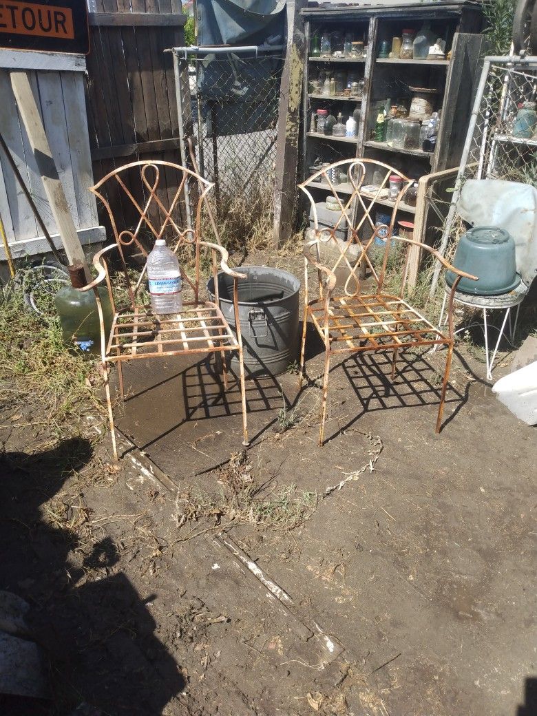 Vintage Wrought Iron Chairs for Sale in Pico Rivera, CA OfferUp