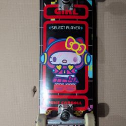 Girl  x Hello Kitty Skateboard - Mike Carroll Hello Kitty Complete Board 