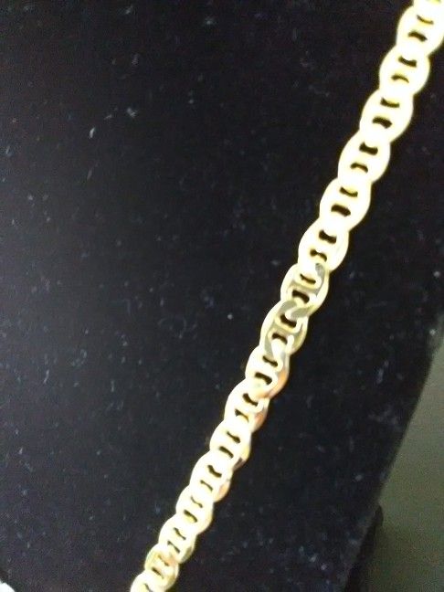 Gold 18k Plated Cuban Chain Necklace